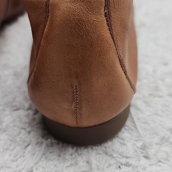 PAUL GREEN NEWCASTLE TAN LEATHER GOLD CHAIN LINK LOAFERS LADIES SIZE 10 NWOB - Picture 10 of 16